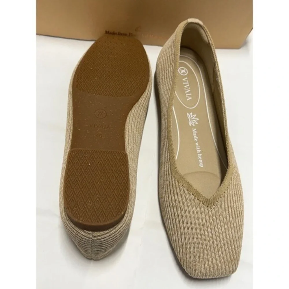 VIVAIA Casual Flats Slip on Ballet Flats Shoes Comfortable EU/40 US/9‎